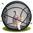 PurrPlay™ 🐱🎾 — 360° Rolling Cat Playpen