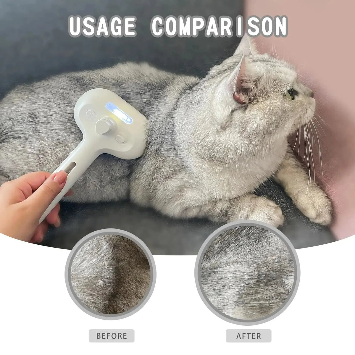 AquaGroom™ Pet Mist Brush — product view 3