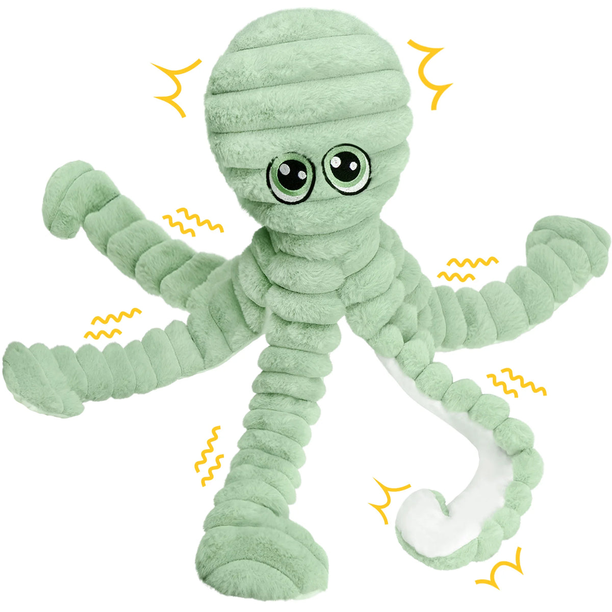 Octopus Squeaky Plush Dog Toy — product view 8